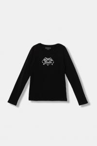 Детский лонгслив Guess, черный