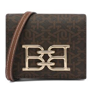 Плечевая сумка из TPU пластика, коричневая женская сумка через плечо BALLY