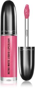 Матовая жидкая помада Retro Matte с металлическим блеском Mac Cosmetics, atspalvis metallic rose 5 мл