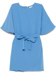 Мини-платье PAROSH с поясом P.A.R.O.S.H., синий