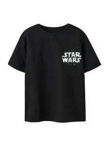 NAME IT Футболка 'NKMFRODE STARWARS' в черном цвете