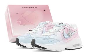 Nike Кроссовки Air Max Fusion с низким верхом, устойчивые к истиранию, женские, сине-розовые