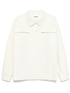 Войлочная рубашка Jil Sander, нейтральный цвет