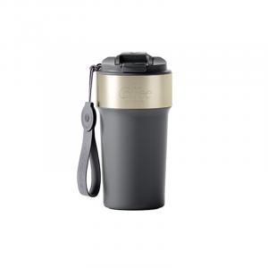 HOLOHOLO Термокружка для кофе 316L нержавеющая сталь, керамическое покрытие серый, белый 500мл