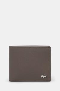 Кожаный кошелек Lacoste, бежевый