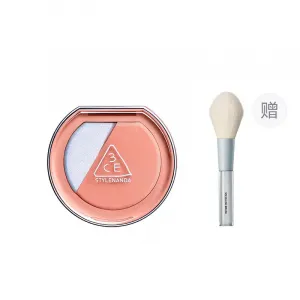 Безупречная палетка румян матовый 2 в 1 хайлайтер и пуф длительного действия коррекция тона кожи натуральный набор в подарочной упаковке 3CE