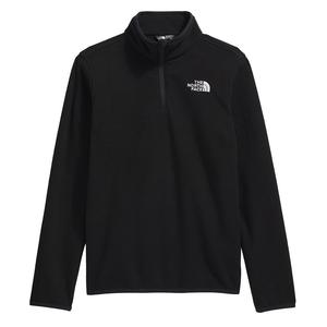 Флисовая куртка-полупильник The North Face Glacier с молнией на четверть длины (детская), TNF Black