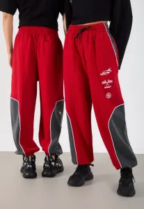 Спортивные брюки для бега и бега унисекс Yourturn, Black/ Red