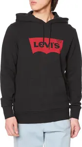 Мужская толстовка Levi's с графическим принтом, черный