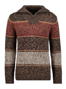 Коричневый свитер с V-образным вырезом Ragman