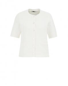 Вязаный кардиган WE Fashion, белый