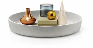 BLOMUS декоративная чаша "ЛУНА" Ø 40 см, серый