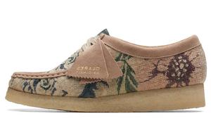 Clarks Женские повседневные однобортные туфли ORIGINALS WALLABEE серого цвета