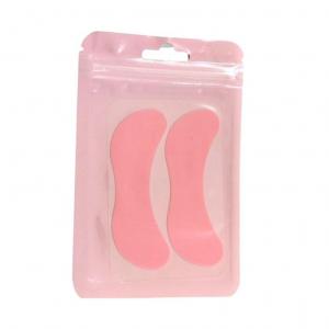 Многоразовые силиконовые накладки на глаза для подъема ресниц, симметричные (1 пара), розовые Forme