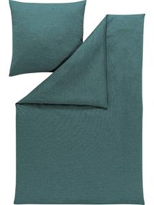 Постельное белье из трикотажного полотна Mako Interlock в цвете Petrol Estella, 135x200 см (80x80 см)