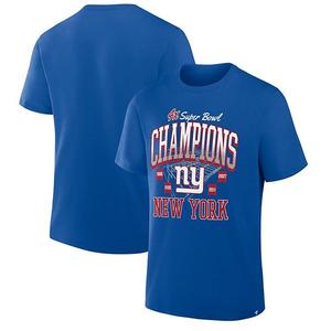 Футболка мужская royal new york giants 4x super bowl champions Fanatics