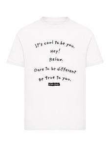 Рубашка F4NT4STIC Fido Dido Its Cool To Be You, белый
