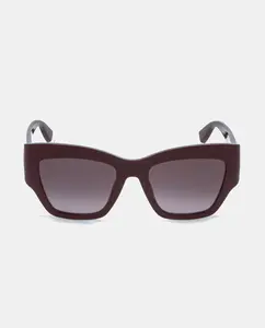 Женские квадратные солнцезащитные очки с инъекционными градиентными линзами Furla, гранатовый