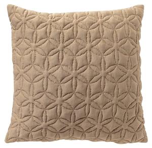 Декоративная подушка Dutch Decor Lizzy, бежевый - фактурная ткань - 45 х 45 х 15 см