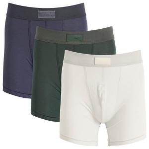 Комплект из 3 боксерских трусов длиной 5 дюймов Skims, синий черный мультиколор