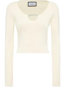 Укороченный топ Philipp Plein, белый