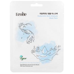 EcoBe Hyaluronic Acid Ampoule Mask Pack, Маска для лица, 25 мл Inna Marka