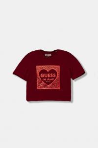 Детская футболка Guess, бордовый