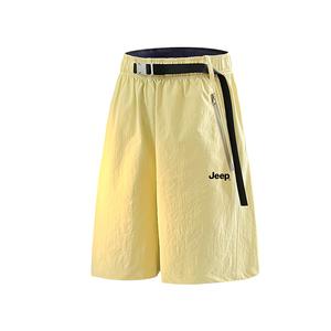 Повседневные шорты Unisex Thin Jeep, светло-желтый