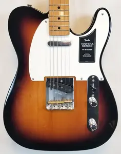 Fender Vintera '50s Telecaster, гриф из клена, двухцветный Sunburst, с чехлом