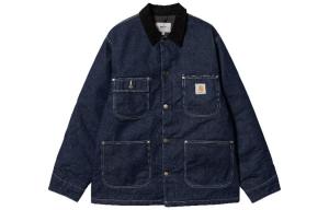 Carhartt WIP Джинсовая куртка FW23 мужская выстиранная темно-синяя Moderate