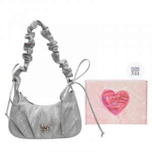 DCLOUD Кроссбод сумка через плечо женская, Silver Heartbeat Box Limited Edition