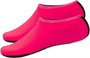 Пляжные водные кроссовки для плавания и дайвинга, противоскользящие, унисекс, носки для воды, сандалии, плоская обувь, кроссовки-носочки Uebherv, Rose