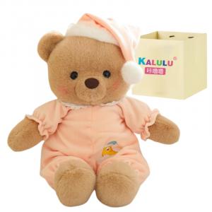 Пижама Goodnight Collection с медведем-солдатом, держащим плюшевую игрушку для сна, милая кукла, плюшевая кукла, высота 40см Click