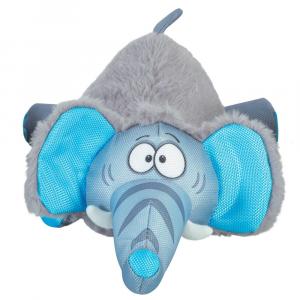 Zolux Yvan Elephant плюшевая игрушка со звуком для собак С Zolux, цвет синий