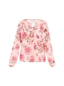 Usha Женская блузка светло-розового многоцветного оттенка