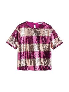 Рубашка Next, бежевый/пурпурный