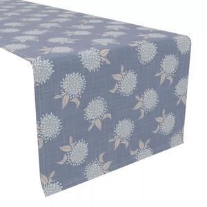 Настольная дорожка, 100 % хлопок, 16x72 дюйма, цветочный дизайн в стиле кантри.