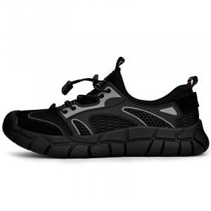 Дышащие низкие повседневные туфли для мужчин Kung Fu partners, Black