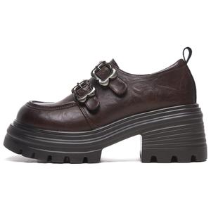 Женские туфли на высоком каблуке ZGR, Brown