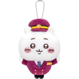Брелок плюшевый Banjidianche, Hankyu Railway Dolls, высота 12см Chiikawa