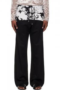 Спортивные штаны с принтом Dries Van Noten, черный