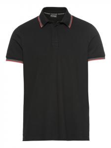 черная рубашка-поло Bruno Banani