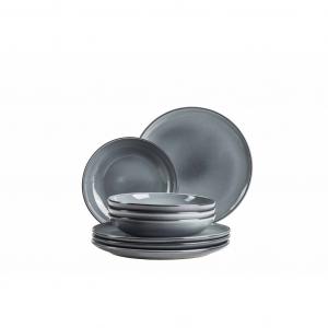 Сервиз LIVIO, из фаянса Набор посуды, сервиз Mäser, серый