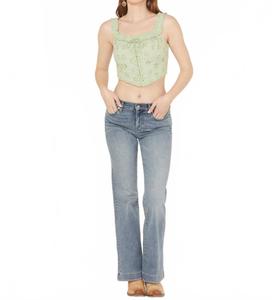 Джинсы Dojo Tailorless синего цвета 6 For All Mankind, синий