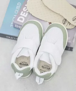 Регулируемые сетчатые домашние тапочки с ремешком и двумя стельками. Детская одежда, весна/лето 2026 Devirock, цвет 004-Mint Green