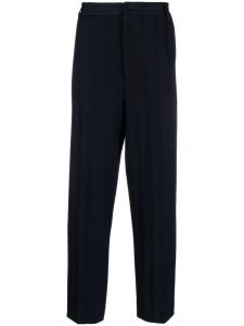 Missoni прямые брюки с узором шеврон, синий