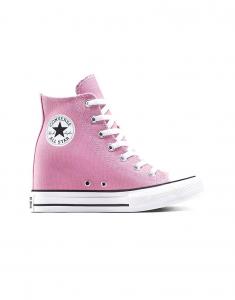 Кеды Converse Chuck Taylor All Star на танкетке в цвете «Клиппсайд Роуз/Белый/Черный»