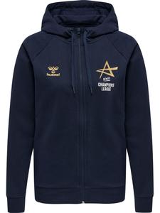Толстовка с капюшоном на молнии Hummel Final 4, морской синий