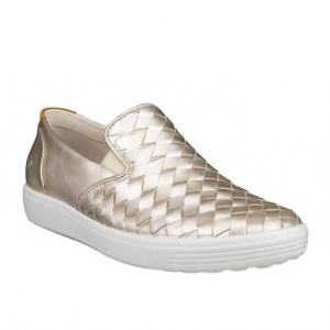 ECCO Женские мягкие туфли чистого белого золота