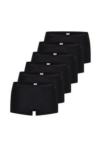 Короткие трусы 6 пар в упаковке на каждый день хлопок Sloggi, черный